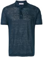 Cruciani Button Polo Shirt - Blue