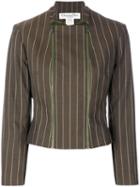 Christian Dior Pre-owned Pinstriped Jacket - Brown