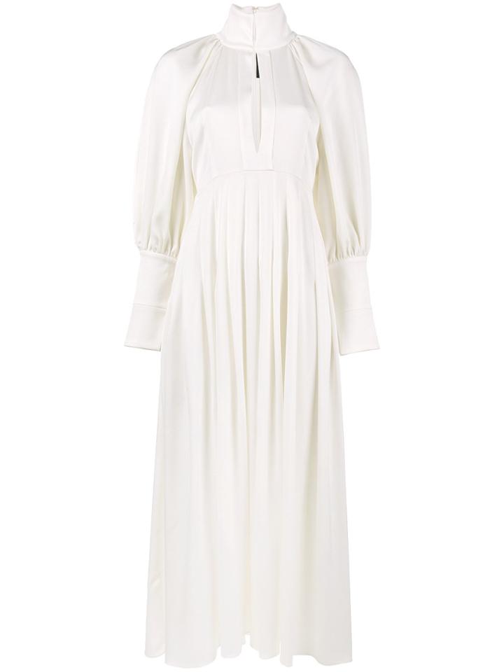 Ellery The Contained High-neck Dress - White