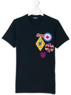 Dsquared2 Kids Badges T-shirt - Blue