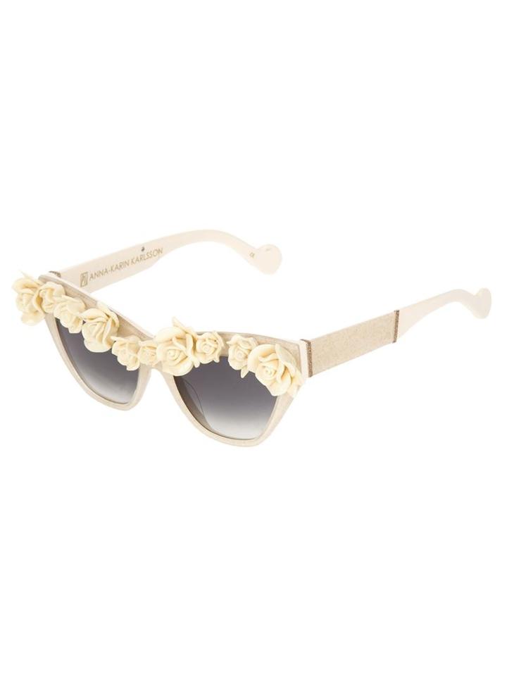 Anna Karin Karlsson 'cause I Flippin' Can' Sunglasses, Women's, Nude/neutrals, Plastic/ceramic