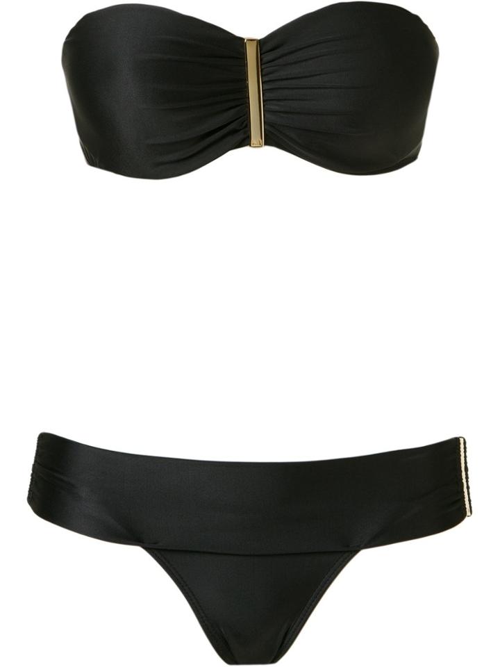 Lygia & Nanny Off The Shoulder Bikini Set - Black