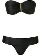 Lygia & Nanny Off The Shoulder Bikini Set - Black