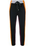 No Ka' Oi Faux Drawstring Track Pants - Black