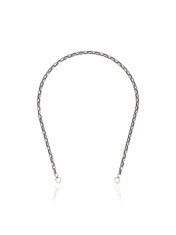 Marla Aaron Sterling Silver And Gold Biker Chain - Metallic