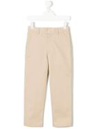 Oscar De La Renta Kids Classic Slim Trousers - Nude & Neutrals