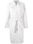 Yves Saint Laurent Vintage Zipped Up Trench Coat - White