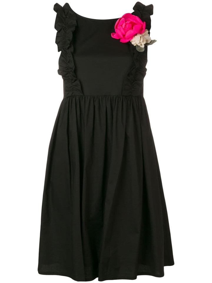Twin-set Frill Dress - Black