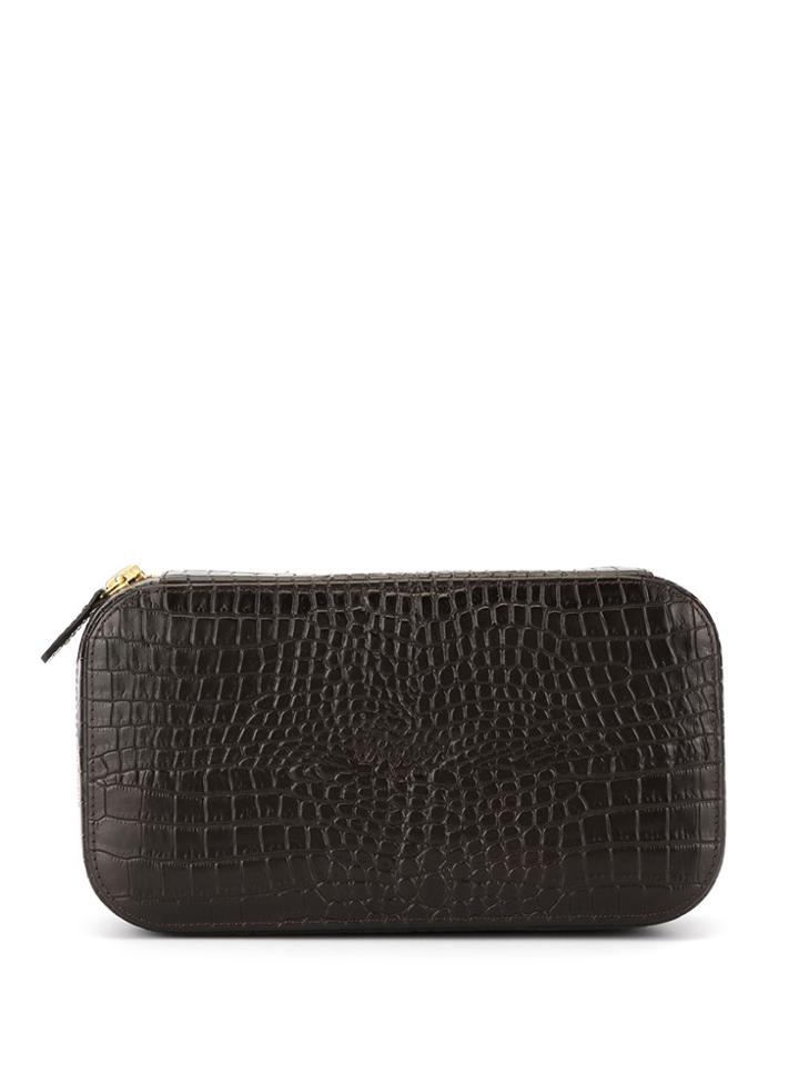 Rapport Zipped Cigar Case - Brown