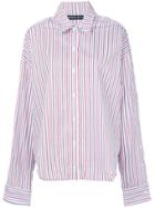 Y / Project Oversized Striped Shirt - Multicolour