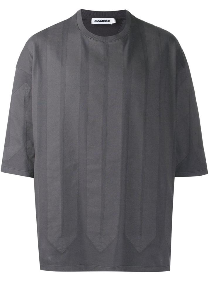 Jil Sander Oversized Round Neck T-shirt - Grey