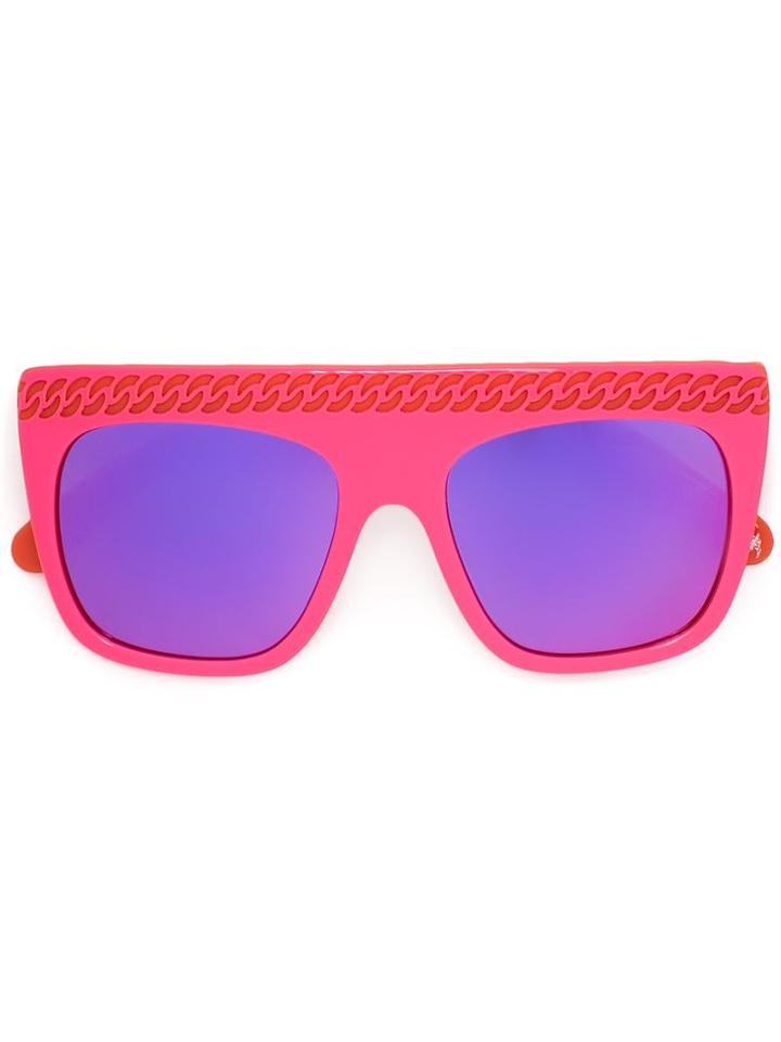 Stella Mccartney Kids Flat Top Sunglasses, Girl's, Pink/purple