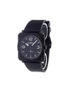 Bell & Ross 'br S Quartz Black' Analog Watch, Adult Unisex