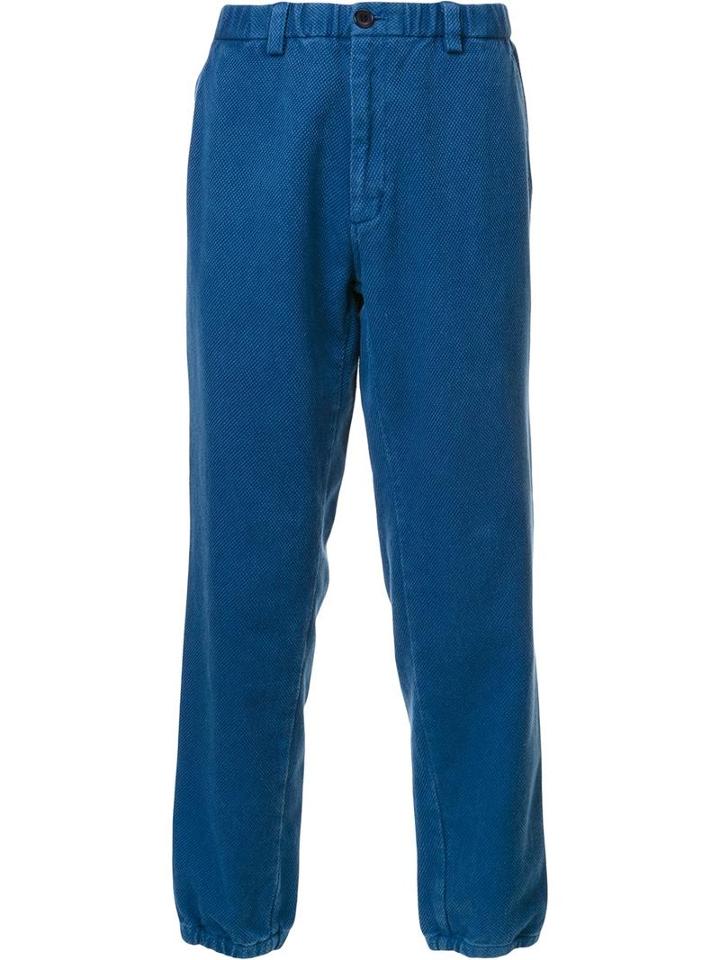 Blue Blue Japan Elasticated Waistband Trousers, Men's, Size: Small, Cotton