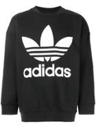 Adidas Adidas Originals Trefoil Oversized Sweatshirt - Black