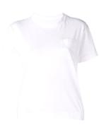 Sacai Plisse Detailed T-shirt - White