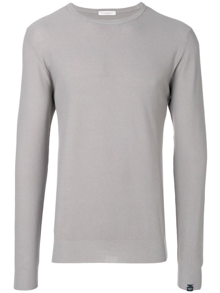 Paolo Pecora Crew Neck Sweater - Grey