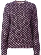 Au Jour Le Jour Earphones Print Sweatshirt