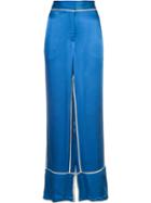 By Malene Birger - Raniyah Trousers - Women - Polyester/viscose - 36, Women's, Blue, Polyester/viscose