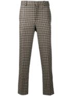 Neil Barrett Gun Club Check Trousers - Brown