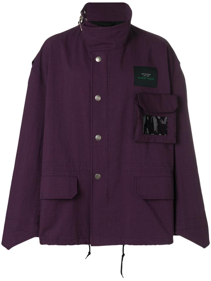 Raf Simons Short Parka - Pink & Purple