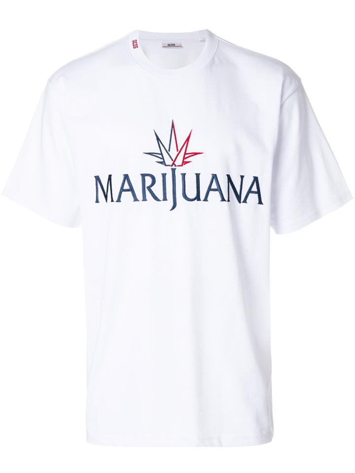 Gcds Printed T-shirt - White