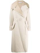 Low Classic Layered Belted Trenchcoat - Neutrals