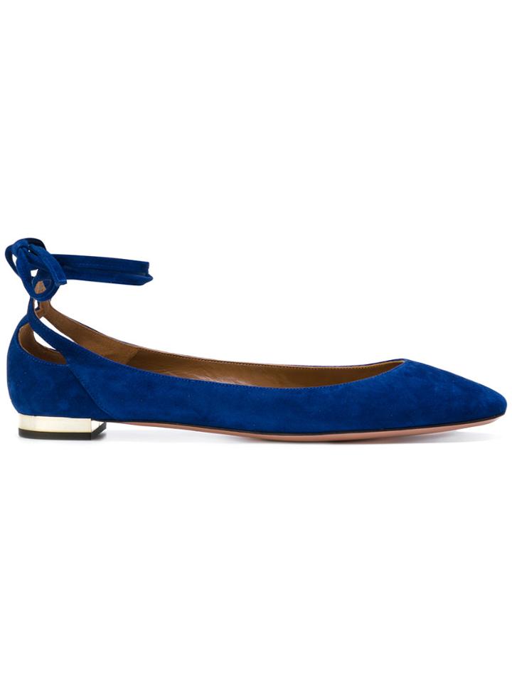 Aquazzura Ballerina Shoes - Blue