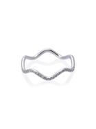Sabine Getty Wave Diamond Ring - Metallic