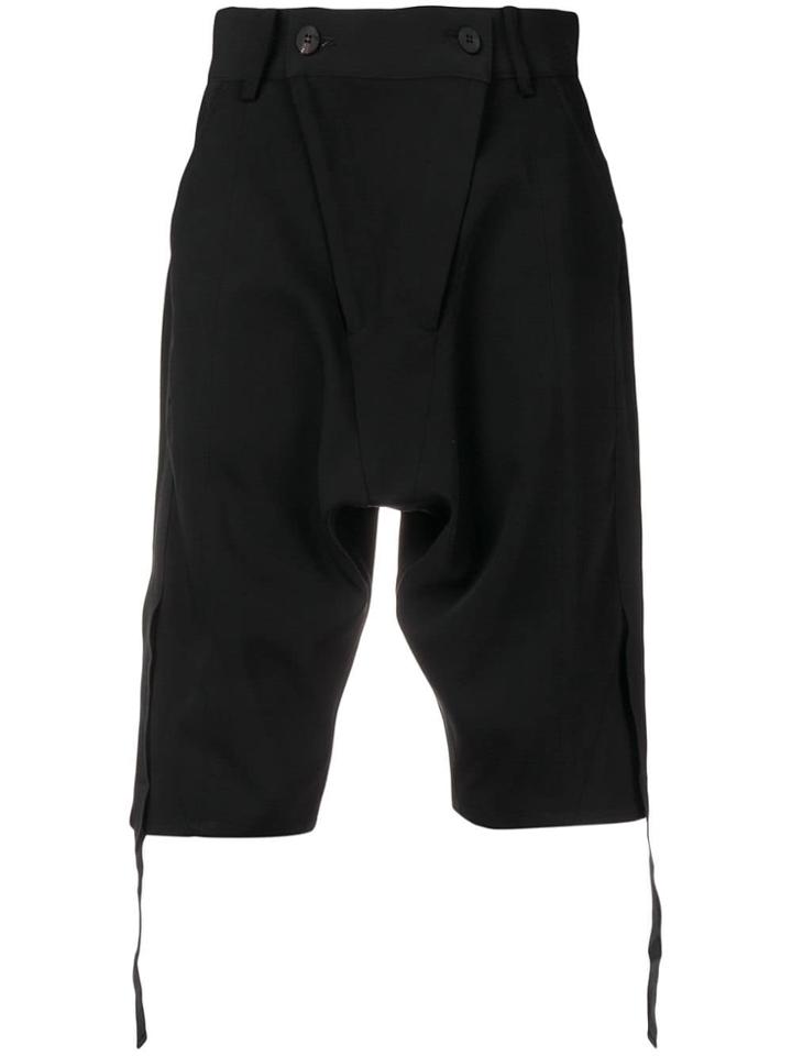 D.gnak Drop-crotch Shorts - Black