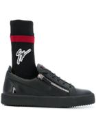 Giuseppe Zanotti Design Hybrid Sock Sneakers - Black