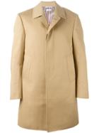 Thom Browne Bal Collar Overcoat In Mackintosh - Nude & Neutrals