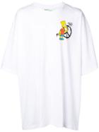 Off-white Oversized Bart Peace T-shirt