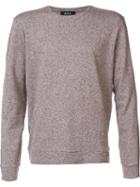 A.p.c. Crew Neck Jumper, Men's, Size: Xl, Brown, Cotton/linen/flax