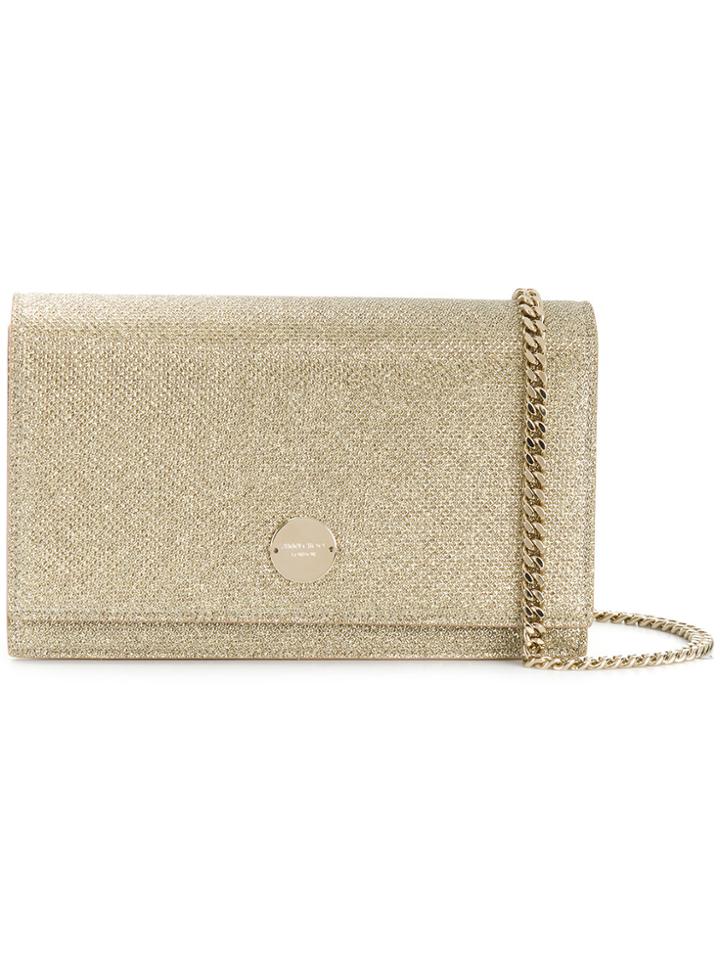 Jimmy Choo Florence Sparkly Crossbody Bag - Metallic