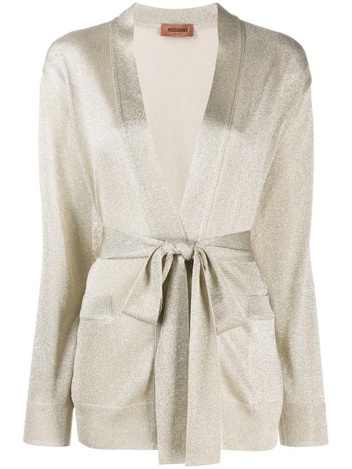 Missoni Belted Cardigan - Gold