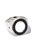 Tom Wood Oval Open Spinel Ring - Silver