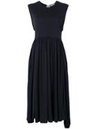 Jil Sander Flared Midi Dress - Blue