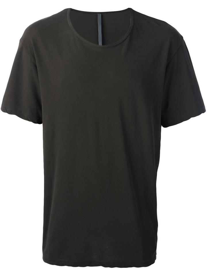 Attachment Scoop Neck T-shirt, Men's, Size: 5, Green, Cotton