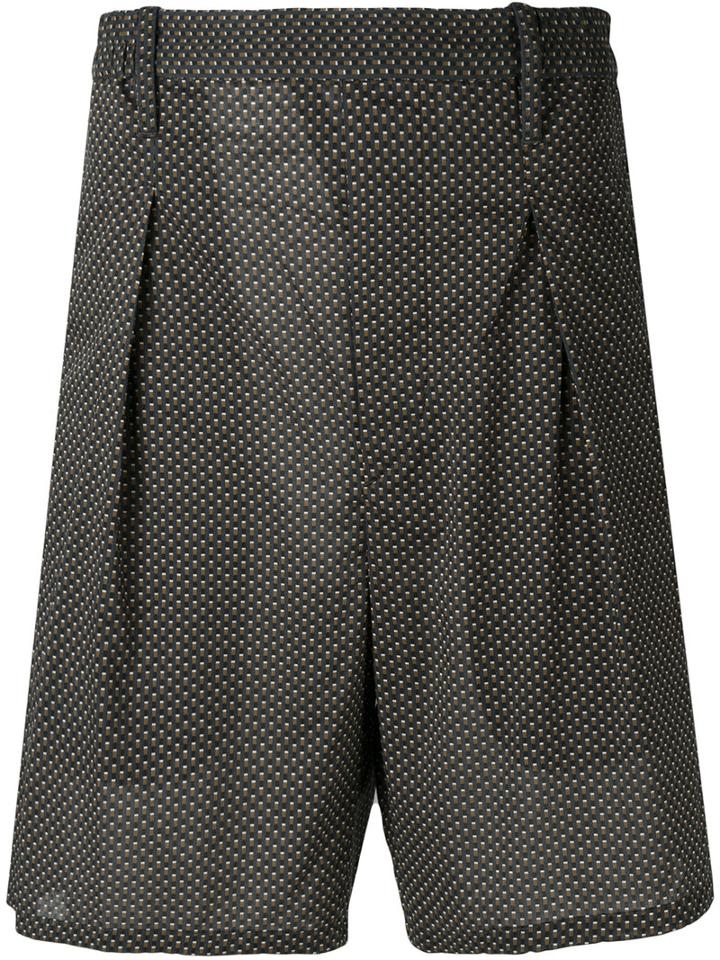 Lemaire - Geo Print Boxer Shorts - Men - Cotton - 48, Blue, Cotton