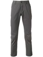 Kazuyuki Kumagai - Slim Trousers - Men - Cotton/nylon/polyurethane - V, Grey, Cotton/nylon/polyurethane