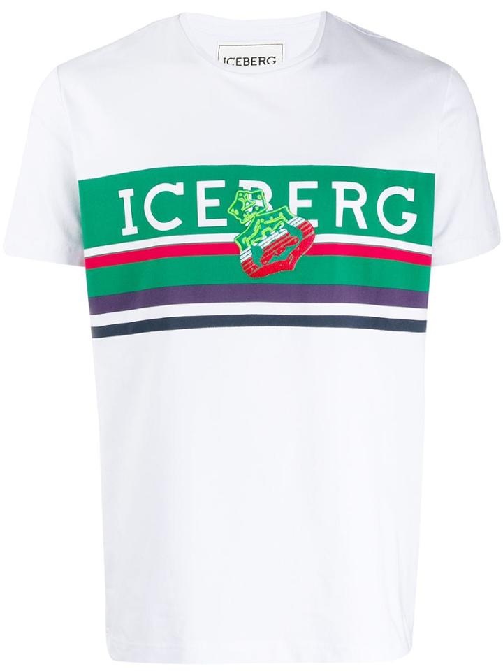 Iceberg Crown-print T-shirt - White