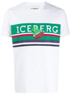 Iceberg Crown-print T-shirt - White