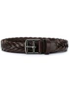 Anderson's Pleated Belt - Brown