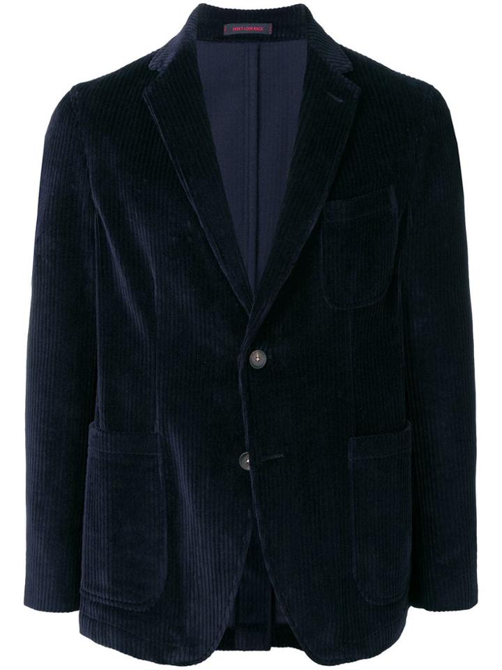 The Gigi Corduroy Blazer - Blue