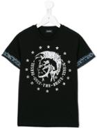 Diesel Kids Tait T-shirt, Size: 8 Yrs, Black