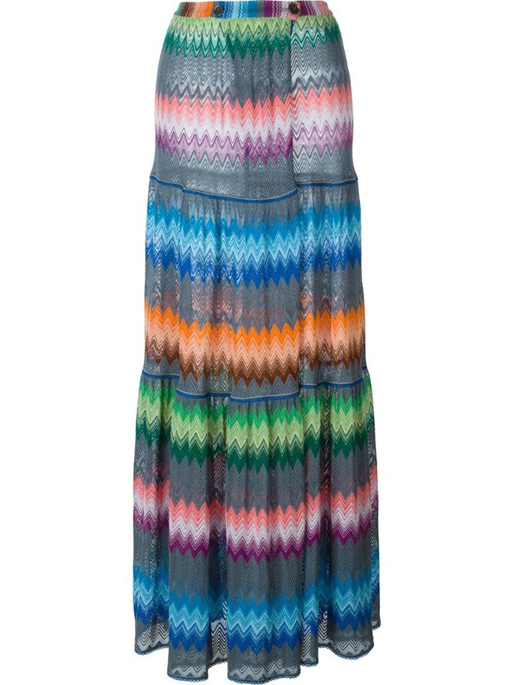 Missoni Zig Zag Knit Maxi Skirt