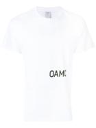 Oamc Embroidered Logo T-shirt - White