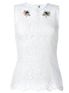Dolce & Gabbana Embellished Lace Top