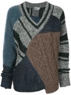 Kolor V-neck Jumper - Multicolour
